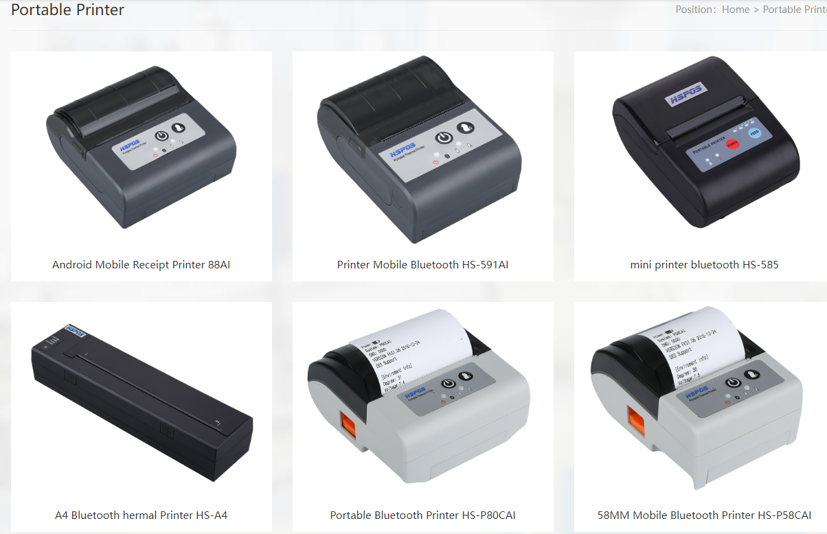 Protable Receipt Printers