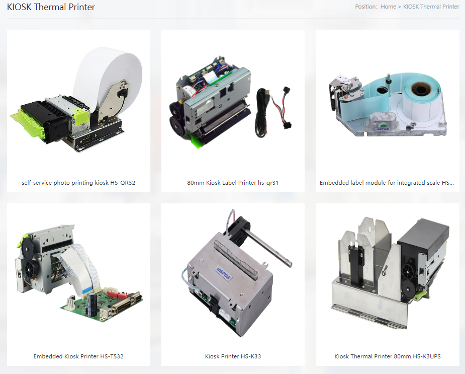 Kiosk Receipt Prtinters