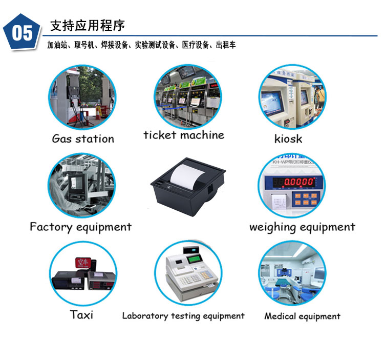 面板票据打印机应用