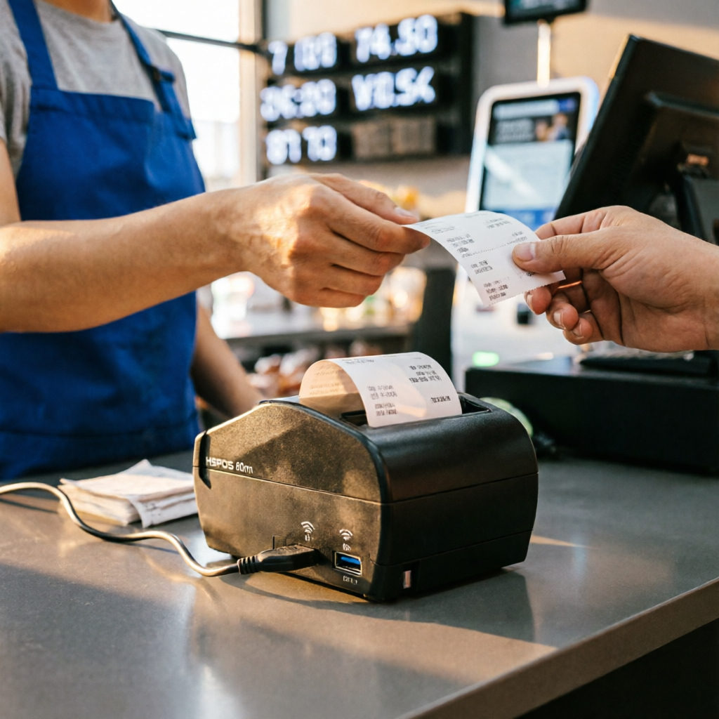 HSPOS Launches 80mm Thermal POS Receipt Printers: High-Speed (260mm/s), Low-Noise, WiFi/USB/Ethernet — Optimized for Retail & Restaurant Kiosks
