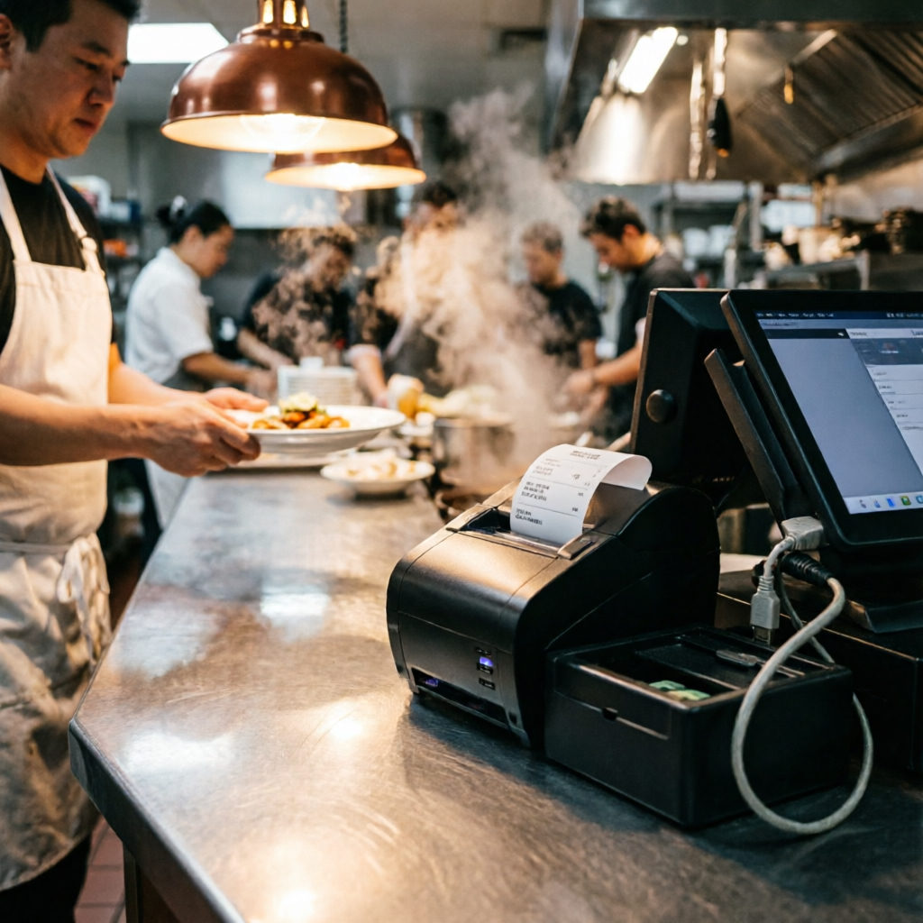 HSPOS Launches 80mm Thermal Receipt Printer Series: 310mm/s Speed, Auto-Cut & Carbon-Certified for Restaurant Kitchens and Retail Kiosks