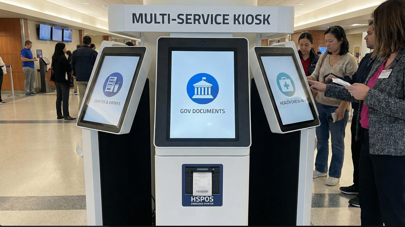 Explosive Growth of KIOSK Self-Service Terminals! HSPOS Embedded Printers Build a Solid Line of Defense for Efficient Order Output