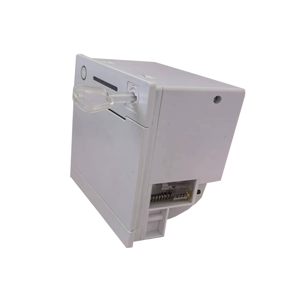 HS-E20 Panel Thermal Printer White Model Side View 1