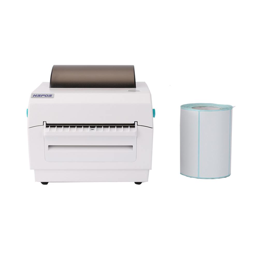 HS-K39 cloud printer auto peeler label separation demo