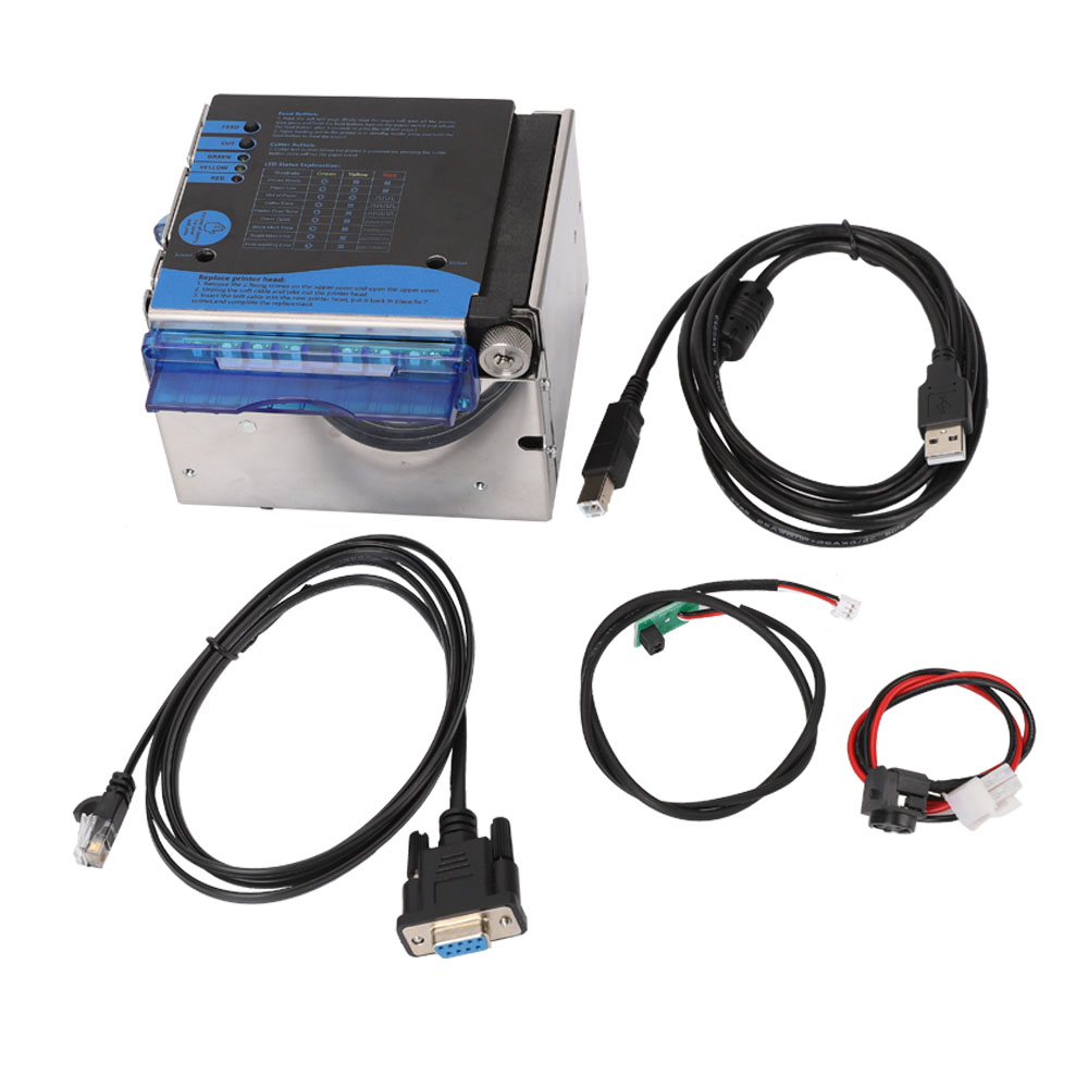 HS-80D printer indicator lights & operation buttons details