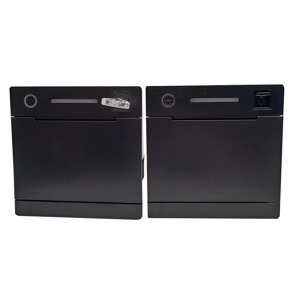HS-E20 Panel Thermal Printer Black Model Dual Machine Comparison View