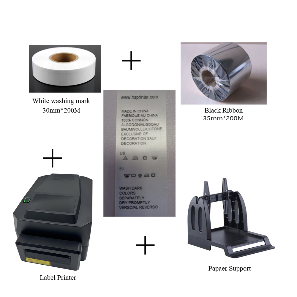 HS-2054/3064 label printer multi-interface (USB/LAN/RS232) panel