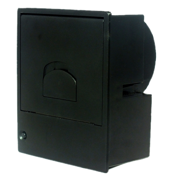 HS-QR72 Thermal Receipt Printer Black Model Side Appearance