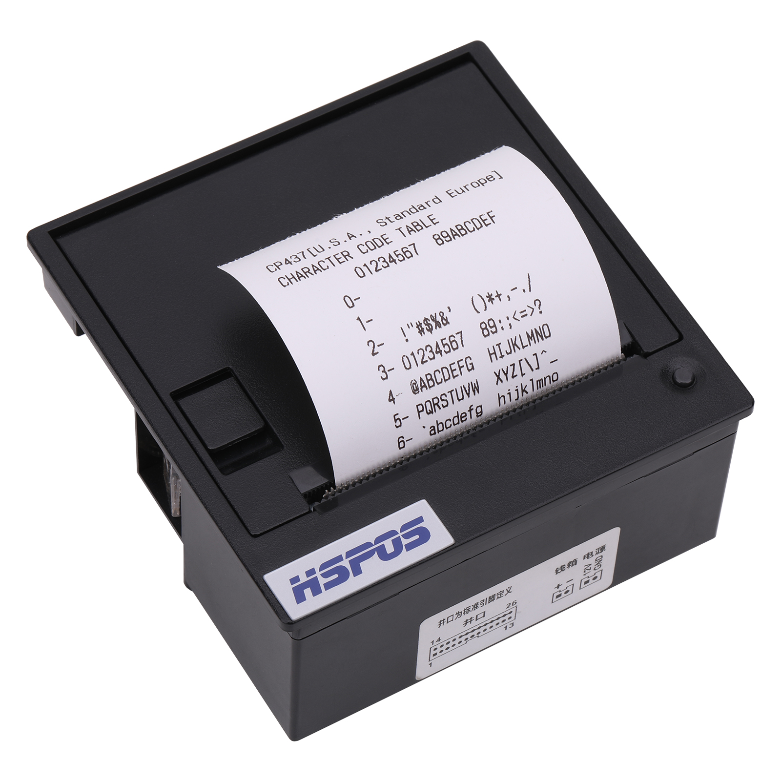 HS-589D thermal printer mini body appearance