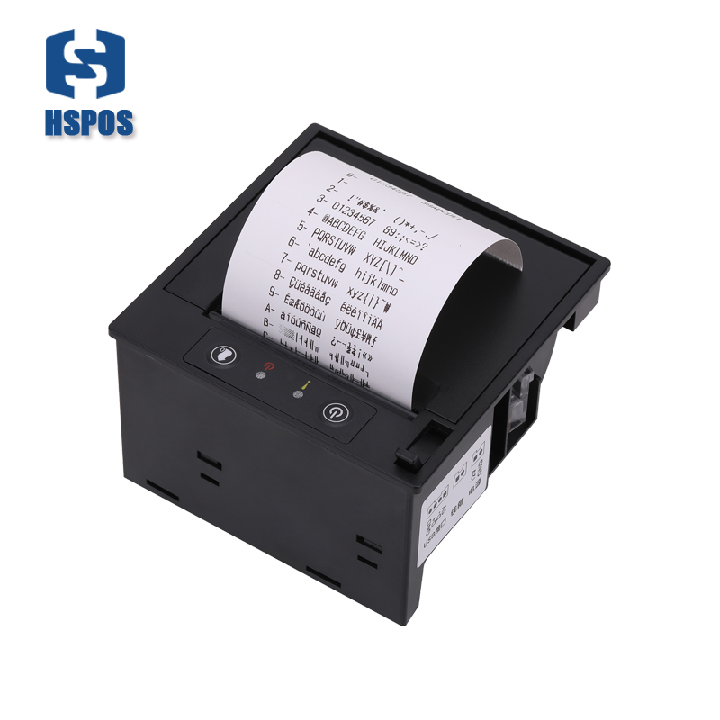 Thermal Printer Character Printing Effect Display