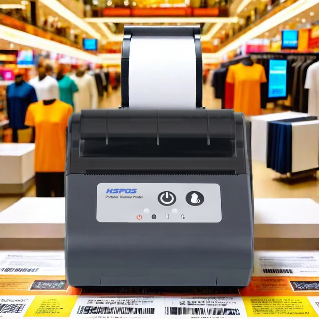 HS-88AI printer 79mm paper roll loading operation