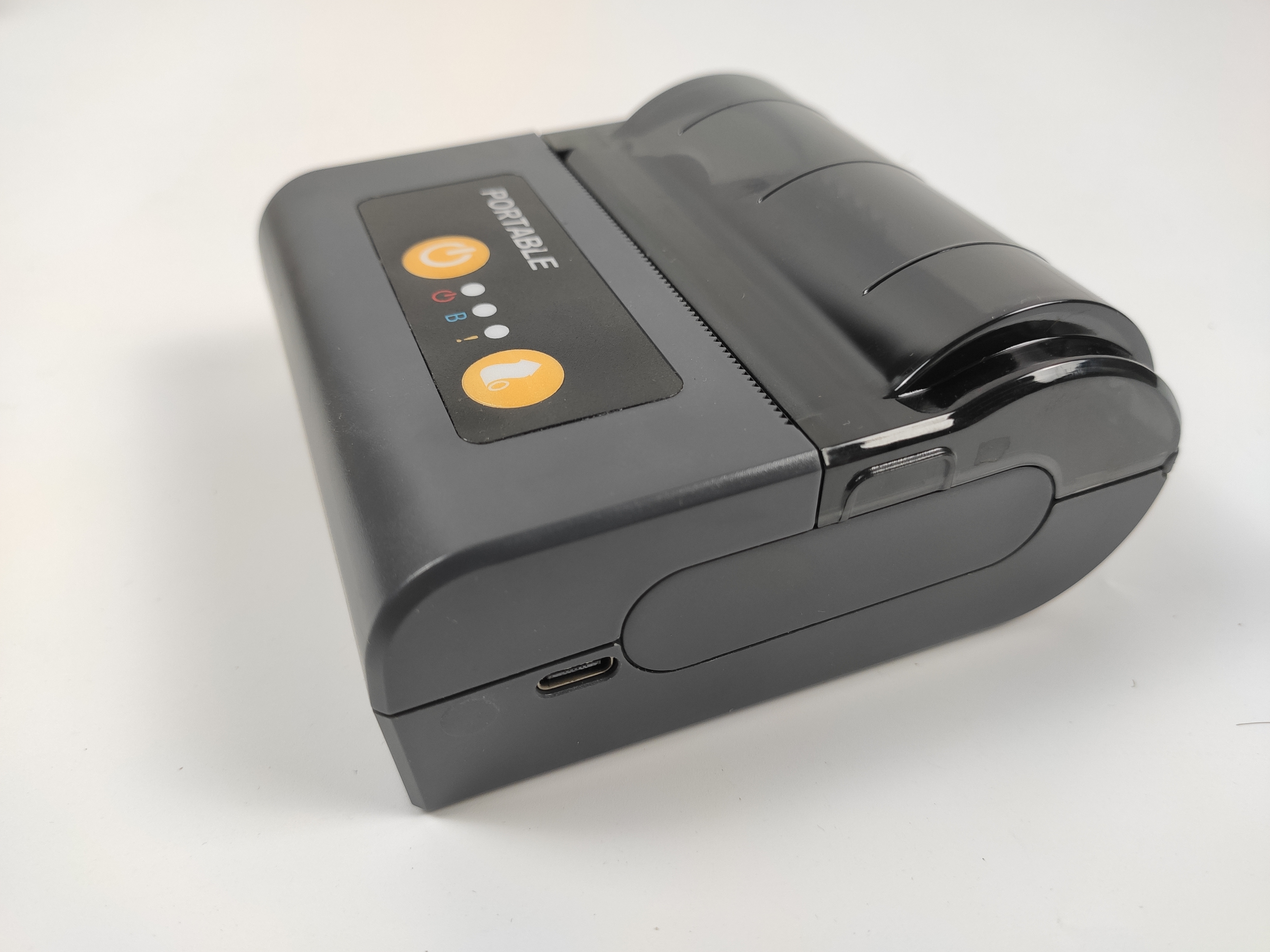 HS-88AI Printer Left Side Interface Detail View